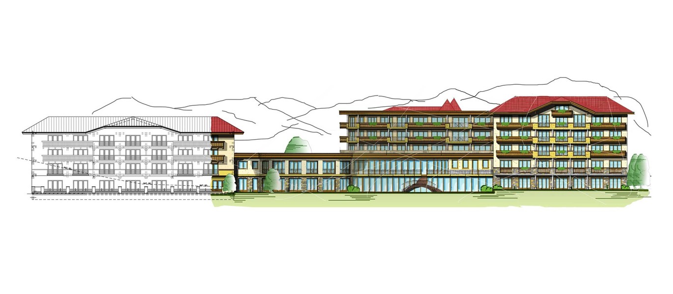 Concept for the extension of Hotel Schwarzenstein Haid & Falkner Design